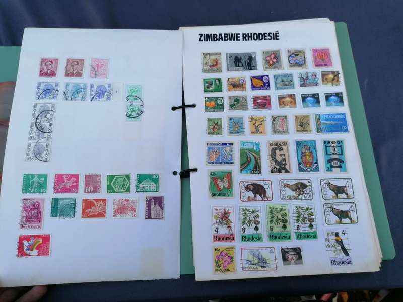 Small stamp collection
