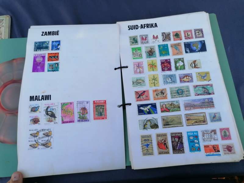 Small stamp collection