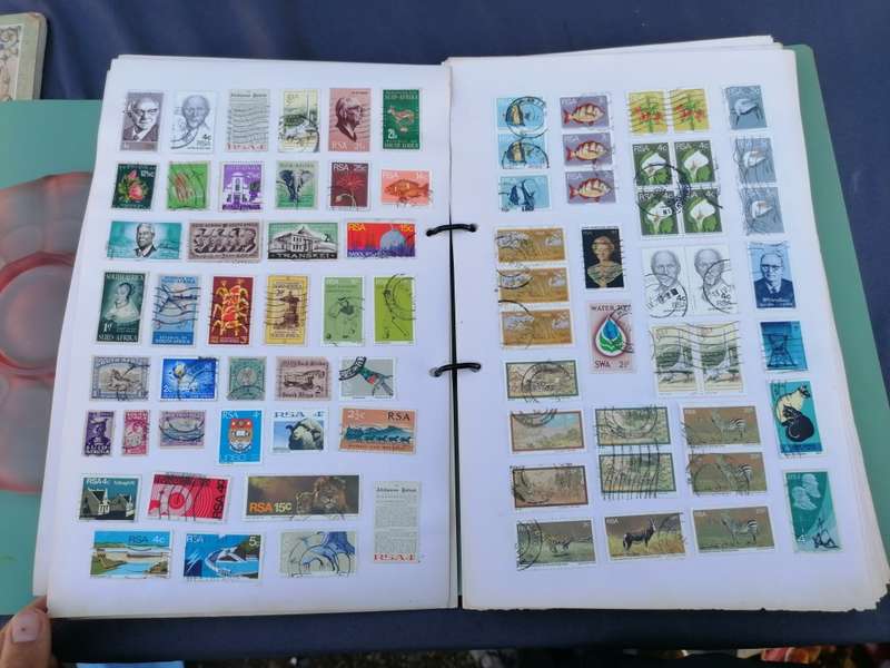 Small stamp collection