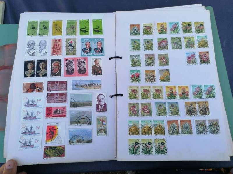 Small stamp collection