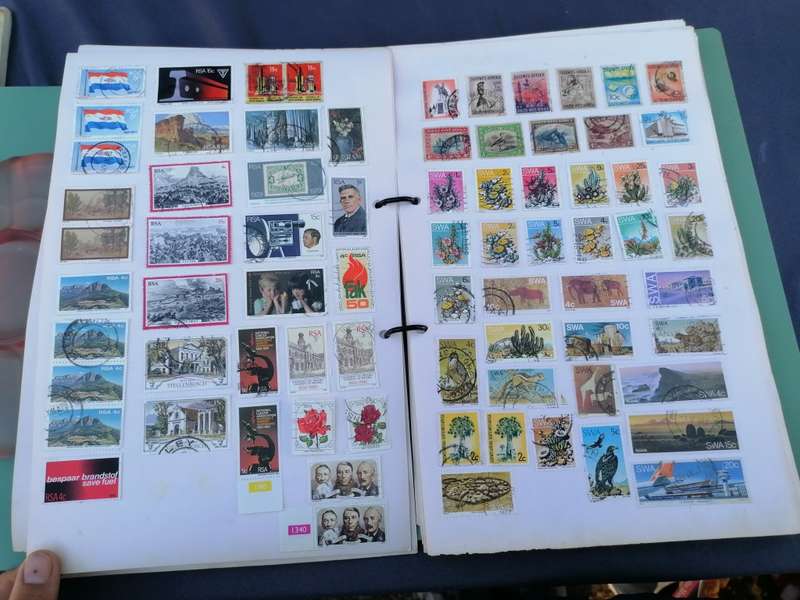 Small stamp collection
