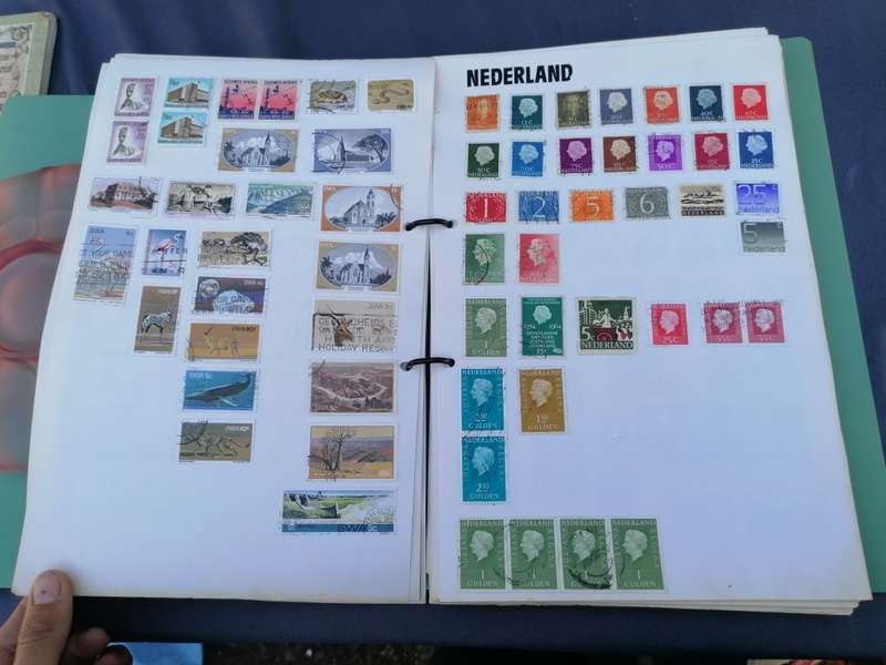 Small stamp collection