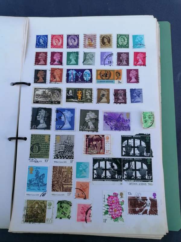 Small stamp collection