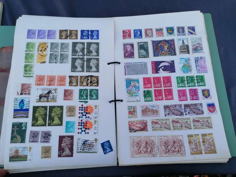 Small stamp collection