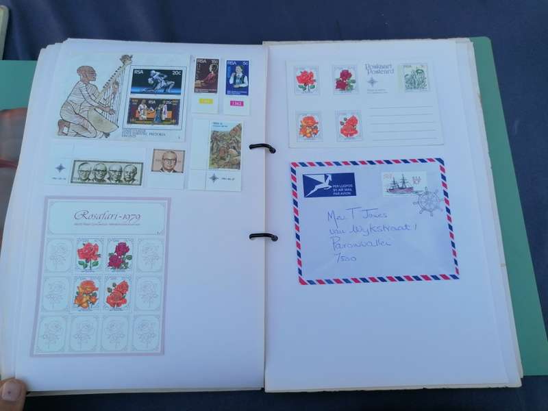 Small stamp collection