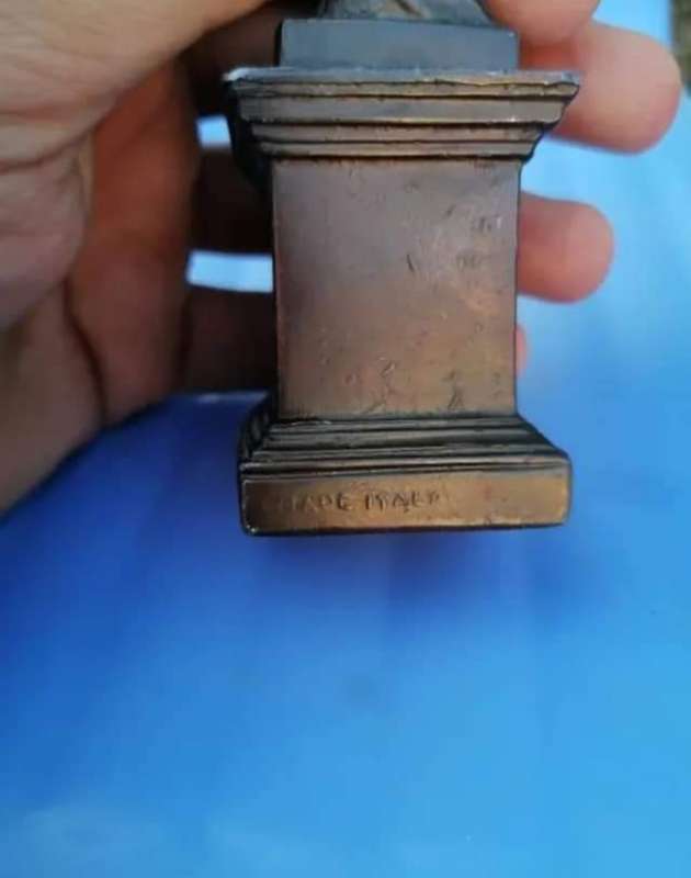 SPQR Civlio Metal Miniature Julius Caesar Statue