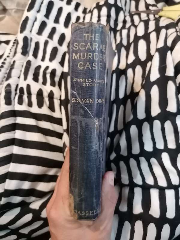 The Scarab Murder Case Book by S. S. Van Dine 1930 first edition