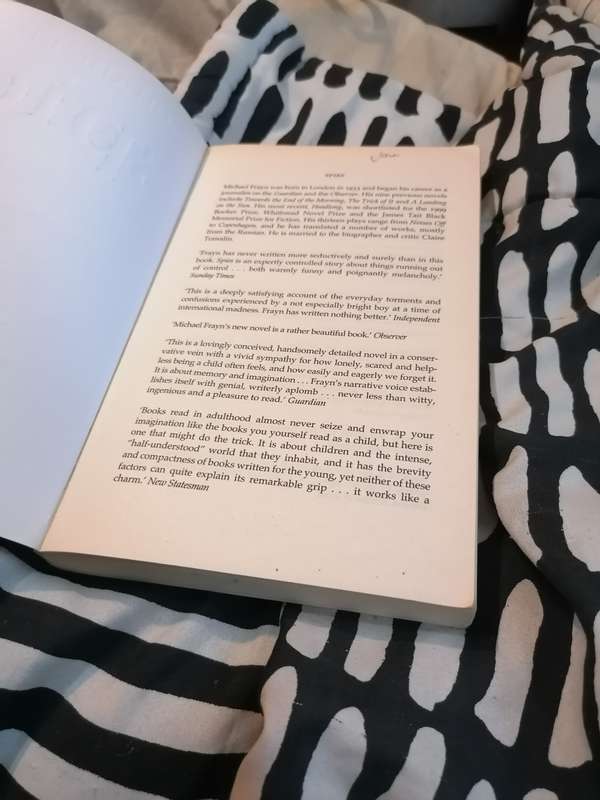 Spies Novel by Michael Frayn
