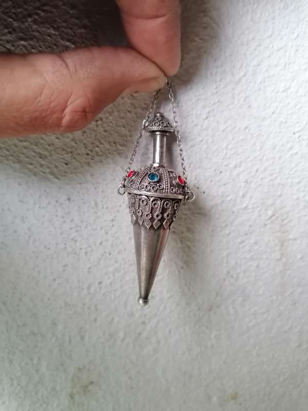 Stunning antique silver pendant