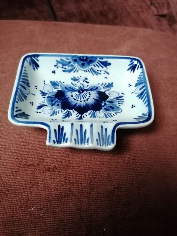 Hand painted Vintage DELFT BLUE Delft Holland Ashtray