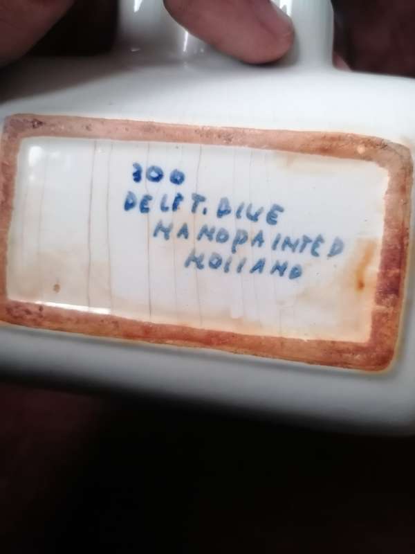 Hand painted Vintage DELFT BLUE Delft Holland Ashtray
