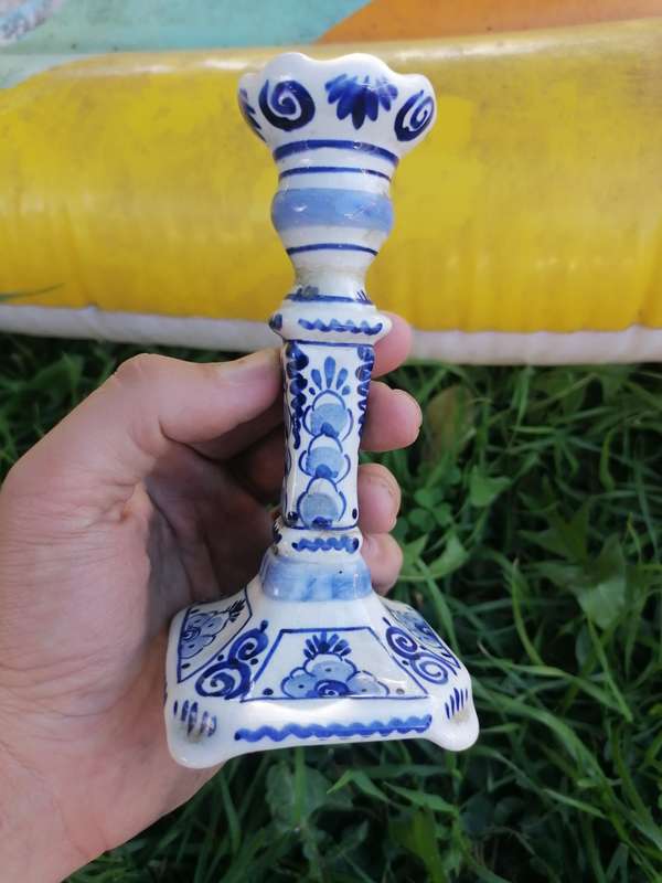 Vintage DELFT candle holder