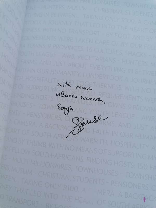 The UBuntu Girl: Umuntu Ngumuntu Ngabantu : People are People Through People - Sonja Kruse signed