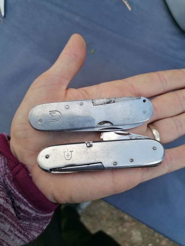 2 military knives. Needs some tlc