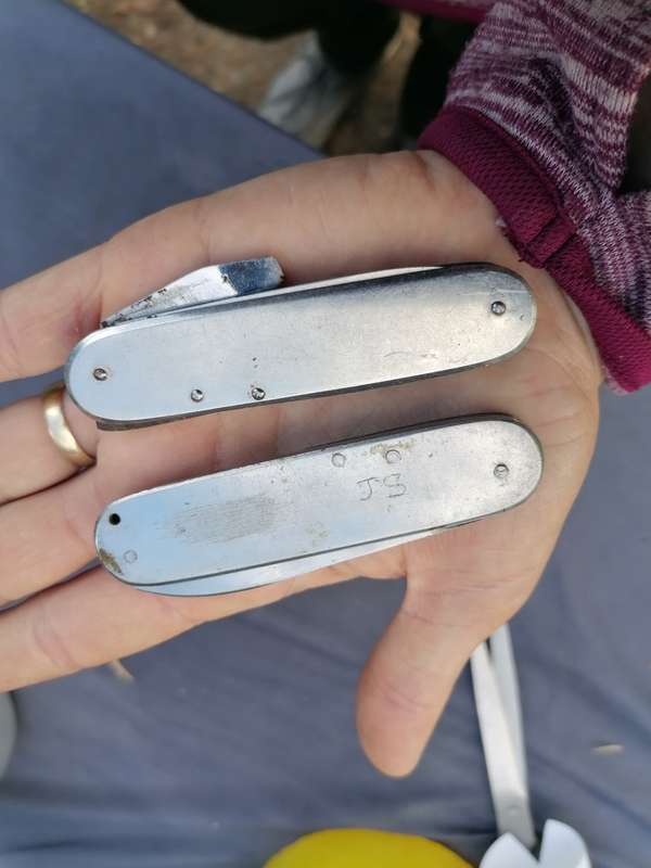 2 military knives. Needs some tlc