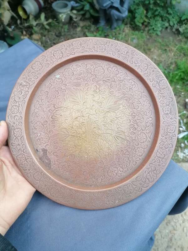 Vintage copper plate