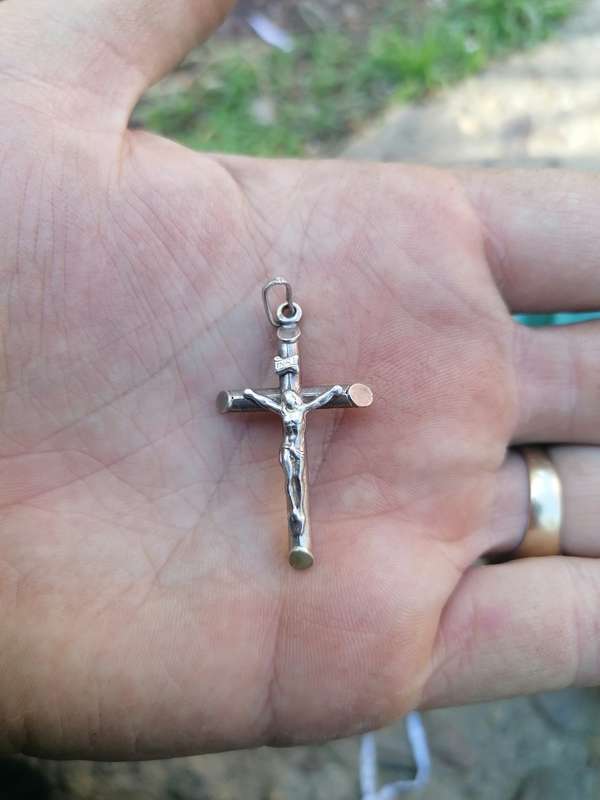Chapel Sterling Silver Crucifix Cross Jesus Religious Charm Pendant