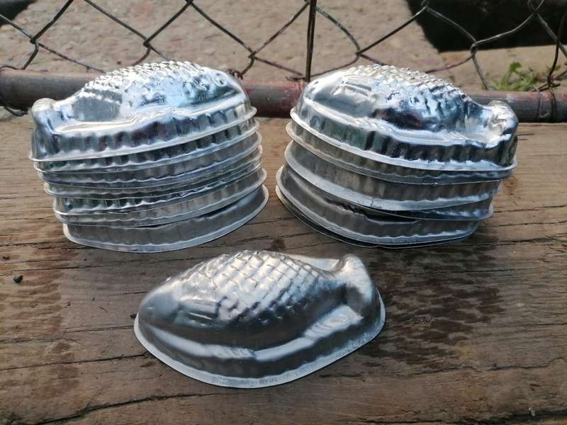 Vintage Moulds - Fish shaped - Made in England for Royal Jellies