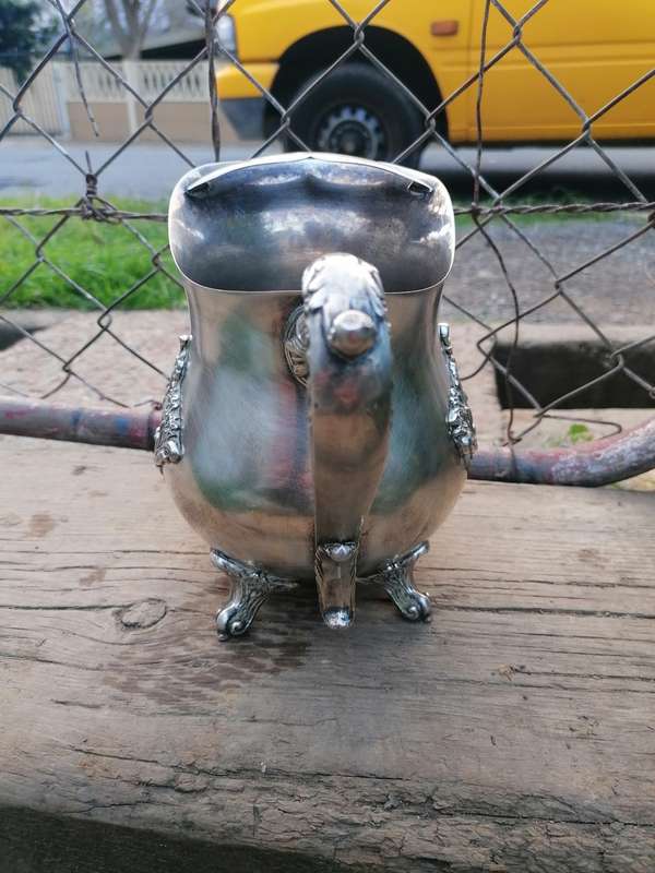silver plated milk jug