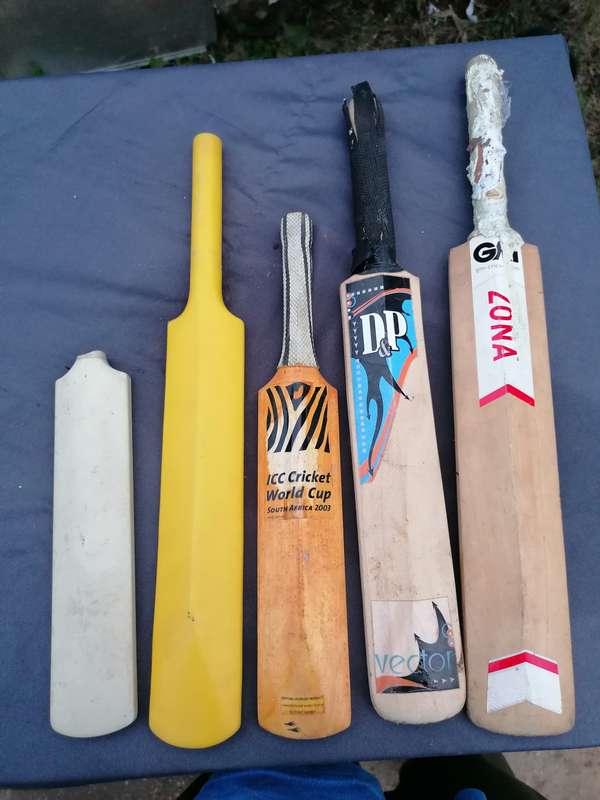 Minature cricket bat collection