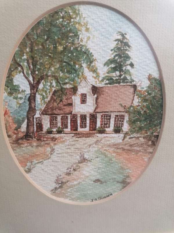 JS Burger watercolor painting