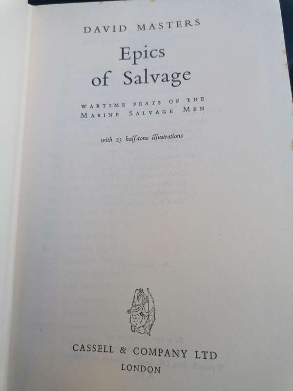 Epics of Salvage by David Masters