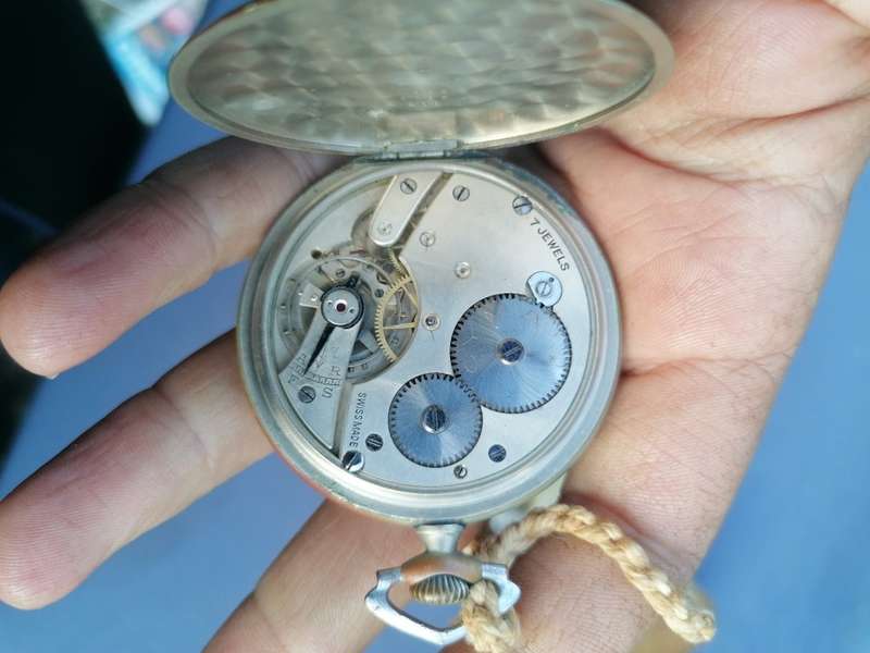 Antique lot of pocket watches and cases. Not working