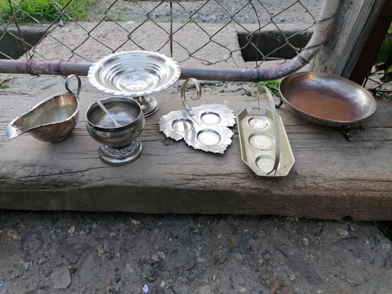 Vintage silver plated items