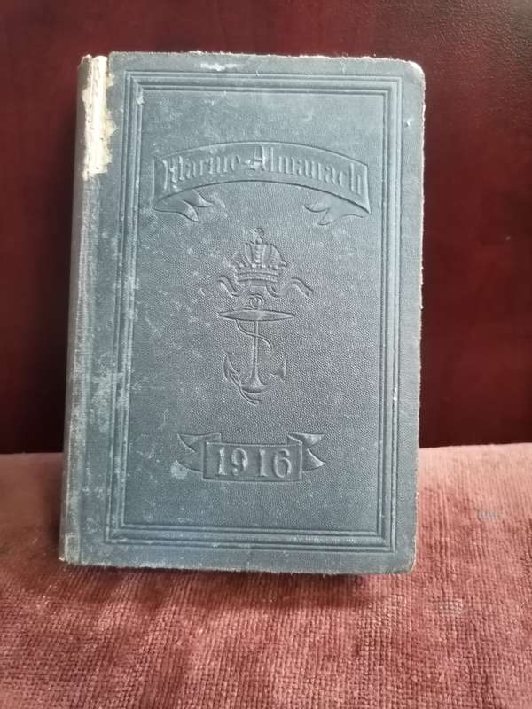 1916 ALMANAC for the Imperial and Royal Navy (war edition).