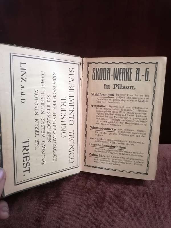 1916 ALMANAC for the Imperial and Royal Navy (war edition).