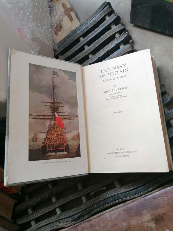 THE NAVY of BRITAIN A Historical Portrait by Michael Lewis 1949