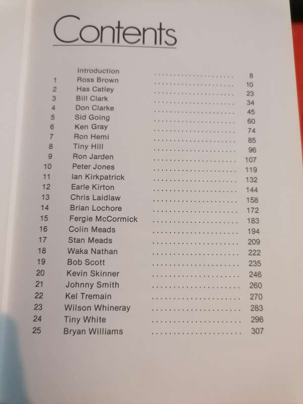 NEW ZEALAND RUGBY PLAYERS BOOK