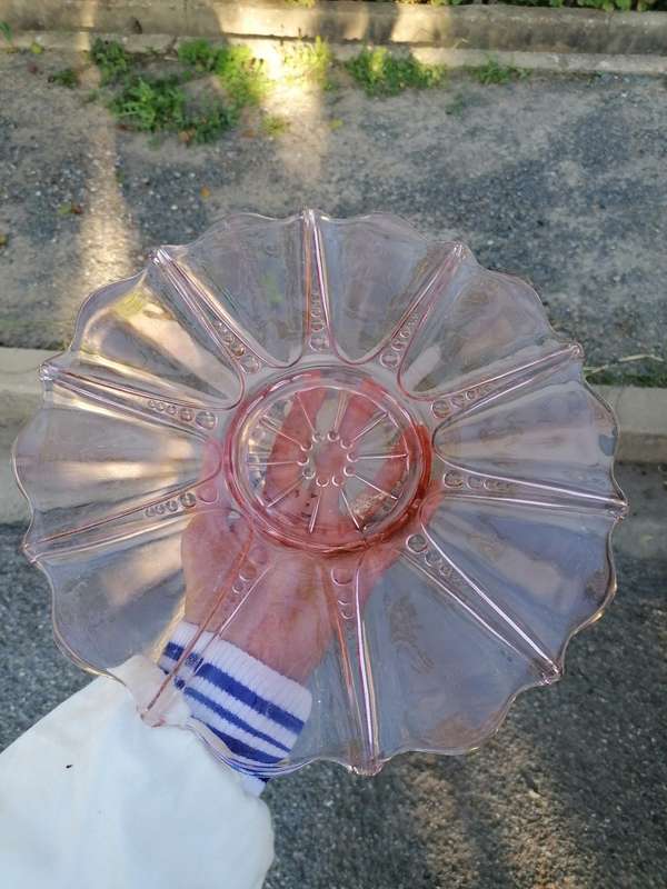 Depression Glass tray