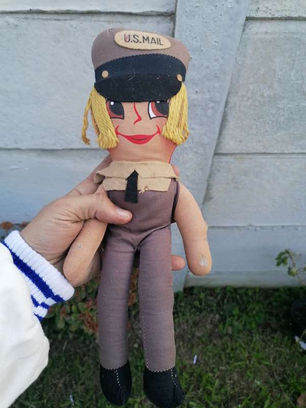 Vintage U.S. Mail Collectable Rag Doll