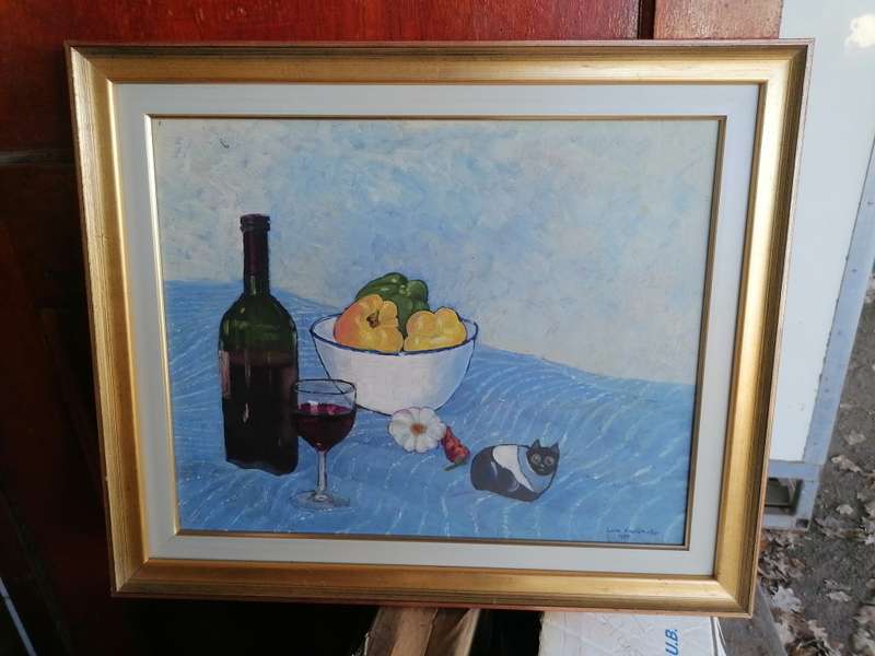 Painting by Montagu artist Louis Kachelhoffer 1997