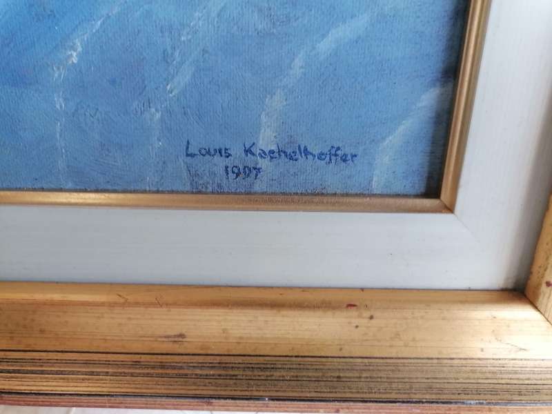 Painting by Montagu artist Louis Kachelhoffer 1997