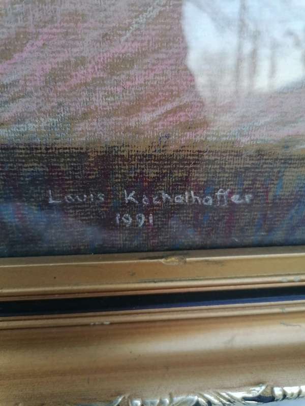 Painting by Montagu artist Louis Kachelhoffer 1991