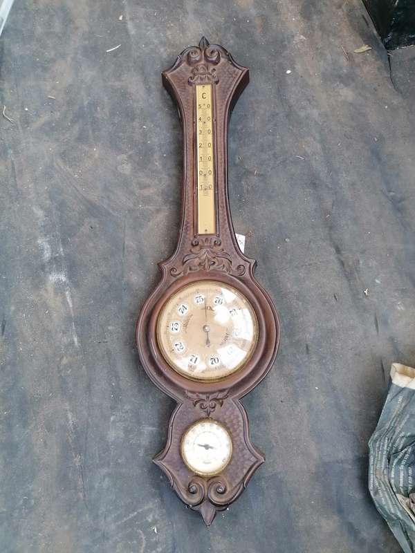 Antique Banjo Barometer Needs a glass piece
