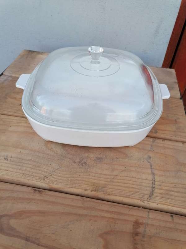 Corning Ware Micro Mate Microwave Browning Casserole Dish with Glass Lid