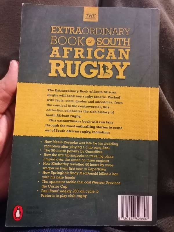 The Extraordinary Book of South African Rugby Book by Wim Van der Berg