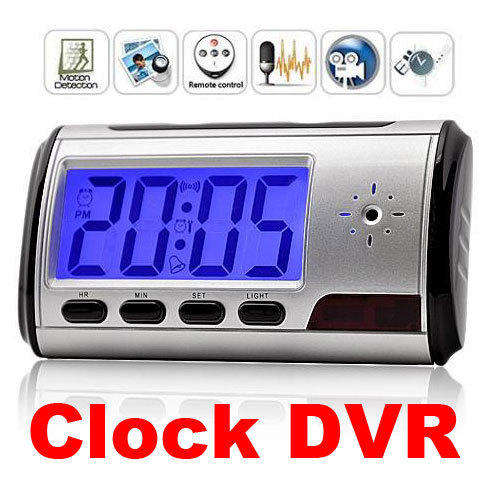 4GB Motion Detection Spy Clock Camera DVR Hidden Camcorder