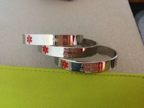 Stainless Steel Medic Alert Cuff
