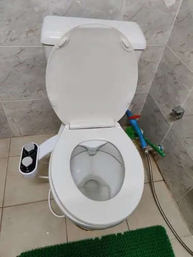 COLD WATER DUAL NOZZLE BIDET ATTACHMENT - SAVE 80% ON TOILET PAPER USAGE