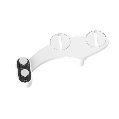 COLD WATER DUAL NOZZLE BIDET ATTACHMENT - SAVE 80% ON TOILET PAPER USAGE