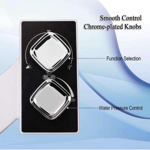 Dual nozzle Bidet attachment