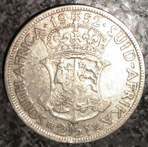***SALE - RARE 1952 2.5 SHILLINGS SA COIN ***IMMACULATE CONDITION***