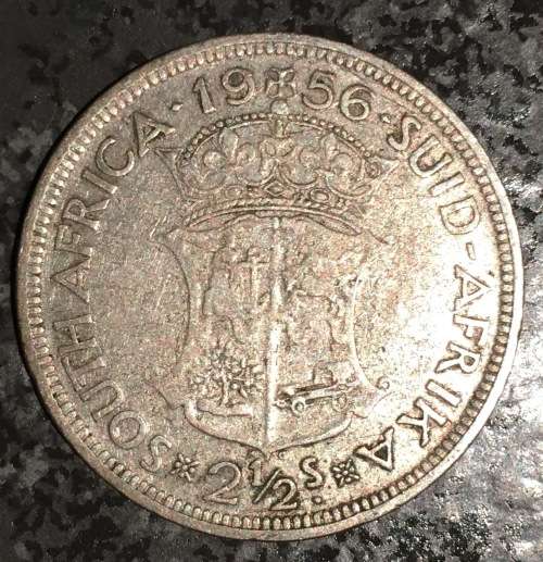 SALE - RARE 1956 2.5 SHILLINGS SA COIN ***IMMACULATE CONDITION***