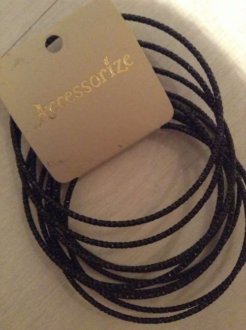 ***Xmas Specials - 75% Off Stunning Black Accessorize bangles***