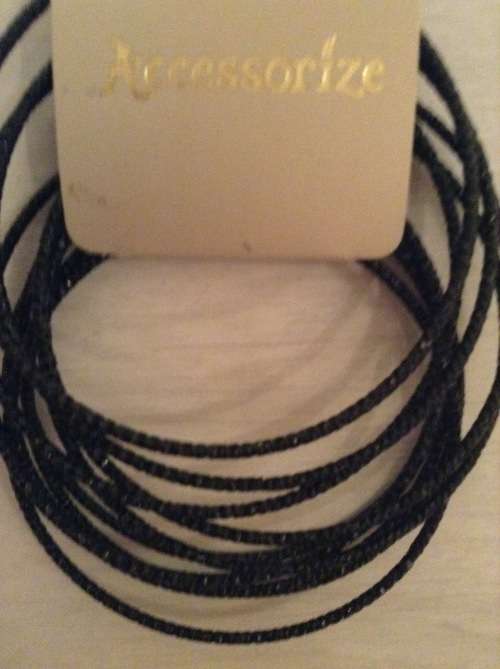***Xmas Specials - 75% Off Stunning Black Accessorize bangles***