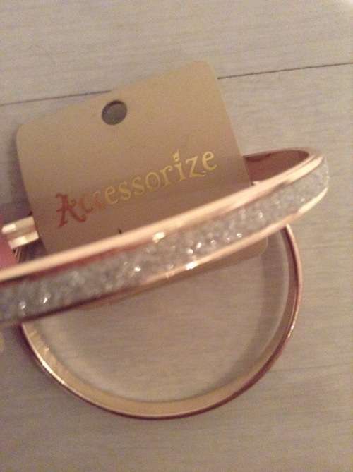***Xmas Specials - 75% Off Stunning Rose plated Accessorize bangles***